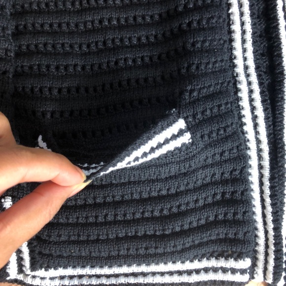 NWT CHARTER CLUB | Garden Party Black Cardigan Med - Picture 4 of 7